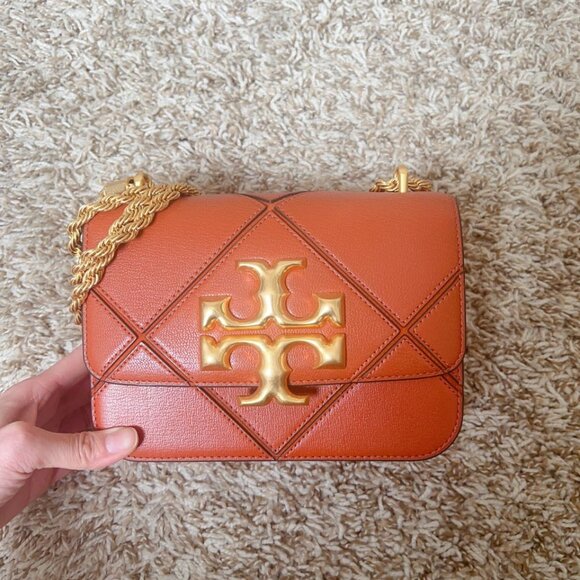 Tory Burch Eleanor Small Diamond-quilted Leather shoulder bag - Picture 2 of 11